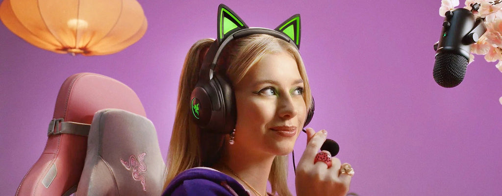Razer Headset Kraken Kitty V2, 7.1, RGB, USB-A, white