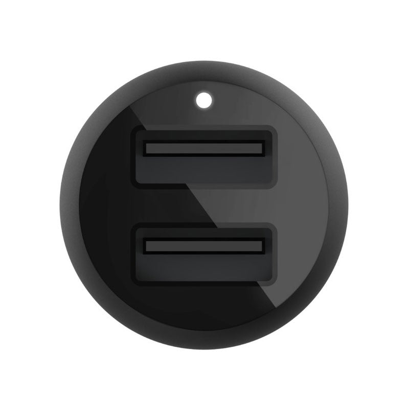 Belkin DUAL USB-A CAR CHARGER 12W X2, BLK