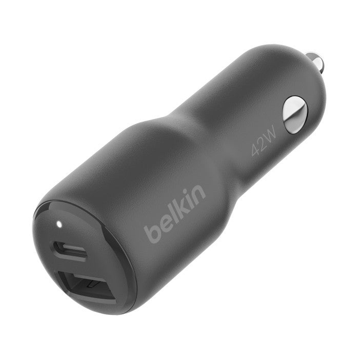Belkin Car Charger 42W USB-A/USB-C PD PPS, black
