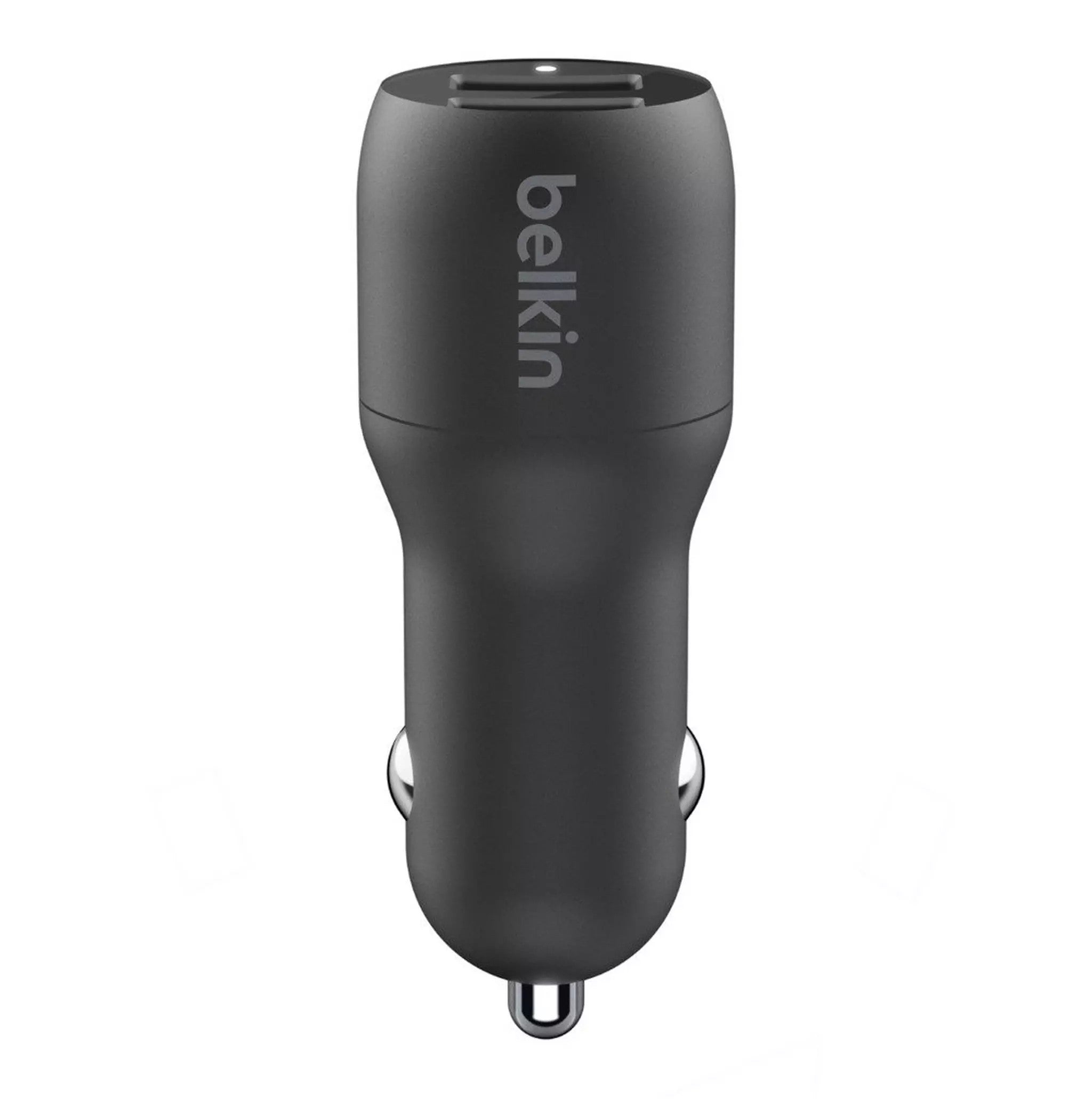 Belkin Car Charger 24W 2хUSB-A, cable USB-A > USB-C 1m, black