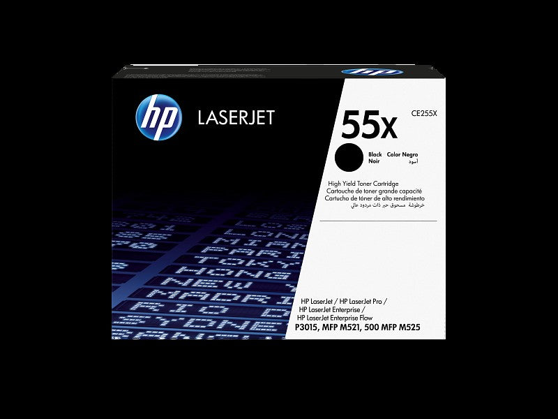 HP 55X High Yield Black Original LaserJet Toner Cartridge