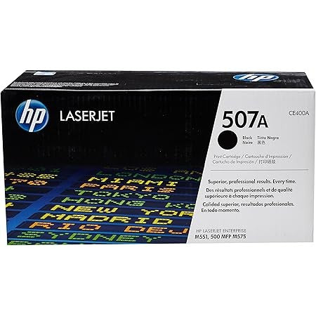 HP 507A Black Original LaserJet Toner Cartridge
