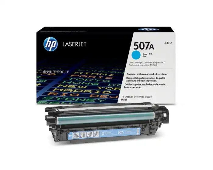 HP 507A Cyan Original LaserJet Toner Cartridge