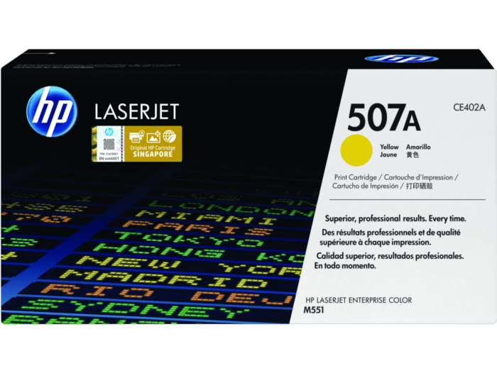 Color toner cartridge CE402A / 507A Y (6000 p)
