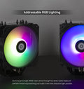 Zalman CPU cooler CNPS9X Performa Plus, ARGB, LGA1700, 1200, 115x, AM5, AM4 4pin, PWM, 3pin+5VARGB, TDP180W, black