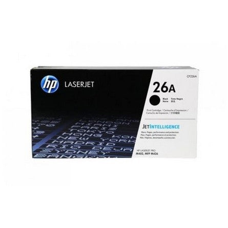 HP 26A Black Original LaserJet Toner Cartridge