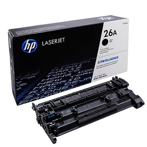 HP 26A Black Original LaserJet Toner Cartridge