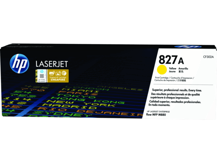 Color toner cartridge CF302A / 827A Y (32000 p)