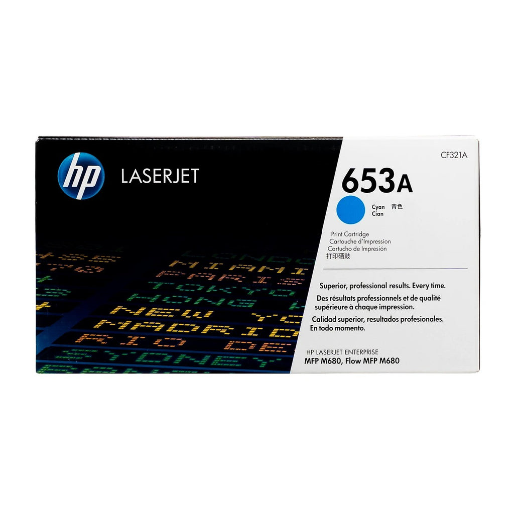 HP 653A Cyan Original LaserJet Toner Cartridge