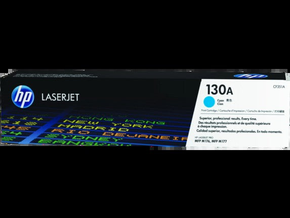 HP 130A Cyan Original LaserJet Toner Cartridge