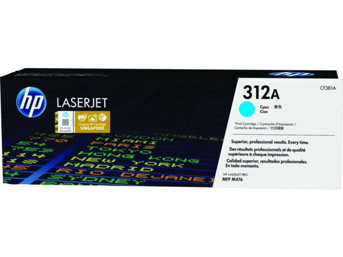 Color toner cartridge CF381A / 312 C (2700 p)