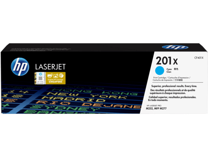 Color toner cartridge CF401X /201 C (2300 p)