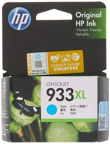 HP 933XL High Yield Cyan Original Ink Cartridge