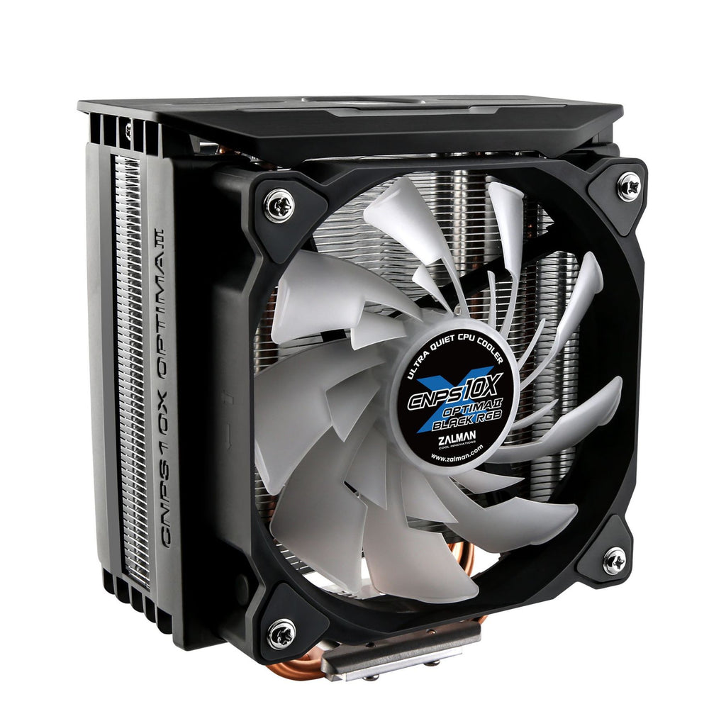 Zalman CPU cooling systemZalman CNPS10X OPTIMA II BLACK RGB, LGA1700, 2066, 2011V3, 2011, 1366, 115X, AM5, AM4, AM3, AM3+, FM2, FM2+, TDP180W