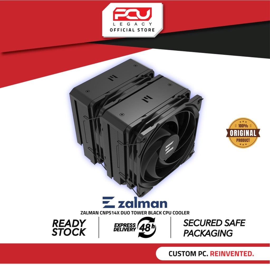 Zalman CPU cooler Zalman CNPS14X DUO, LGA1700, 1200, 115x, AM5, AM4, AM3, 4pin, PWM, TDP270W, black
