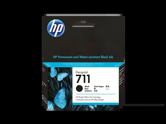 HP 711 38-ml Black DesignJet Ink Cartridge