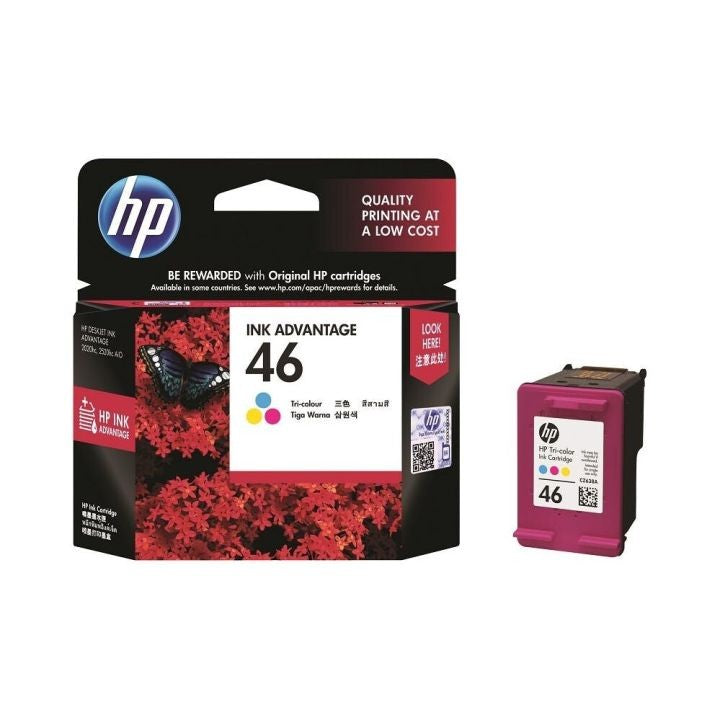 HP 46 Black Original Ink Advantage Cartridge