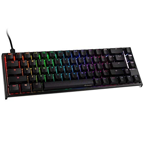 Ducky Keyboard One 2 SF, Cherry Black, RGB LED, RU, Black-White
