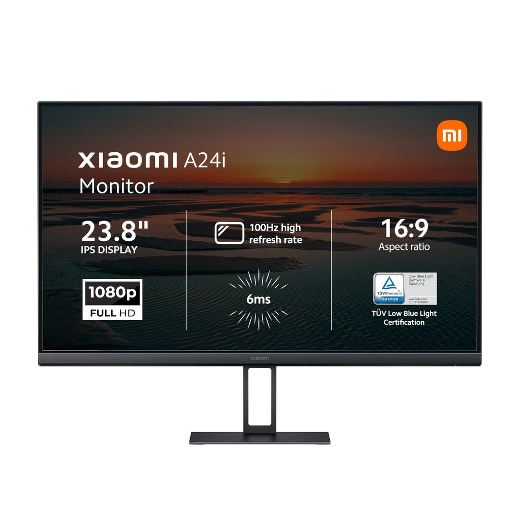 Xiaomi A24i EU / 23.8" / 1920x1080 / IPS / ZEROFRAME/ Ultra Slim 7.5mm / 178° -178° / 100Hz /DP 1.4/ HDMI / 250nits/ 99% sRGB / HDR10 / Cable inc. HDM