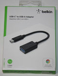 Belkin Adapter USB-C > USB-AF, 0.14m, black