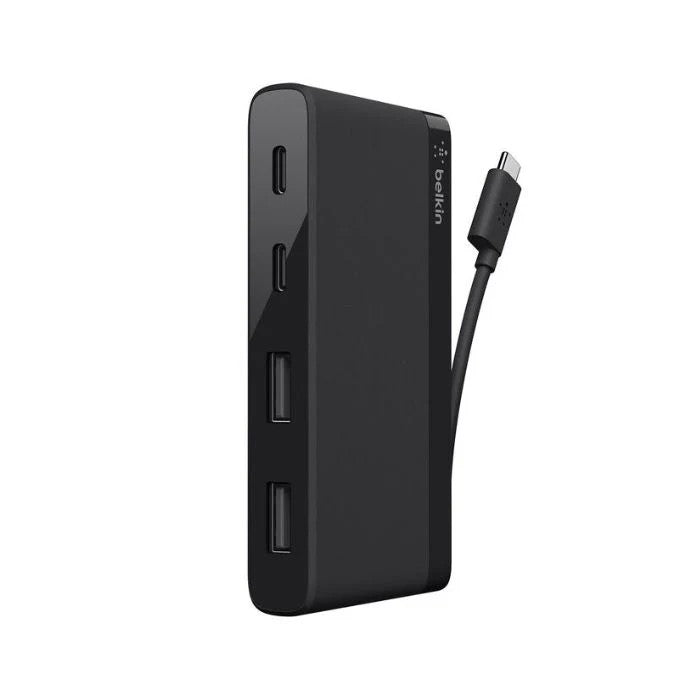 Belkin USB-C 4-PORT MINI HUB,3.0,BLK