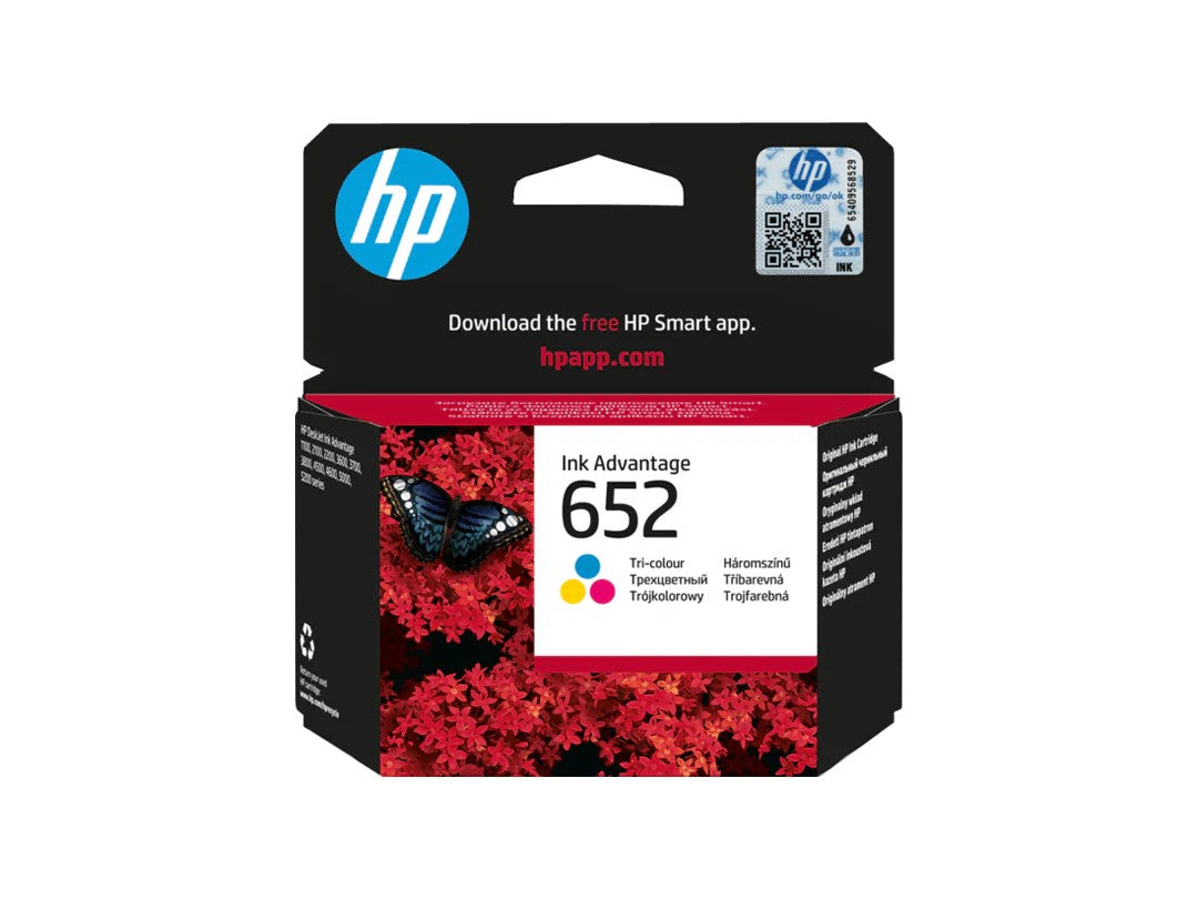 HP 652 Tri-color Original Ink Advantage Cartridge