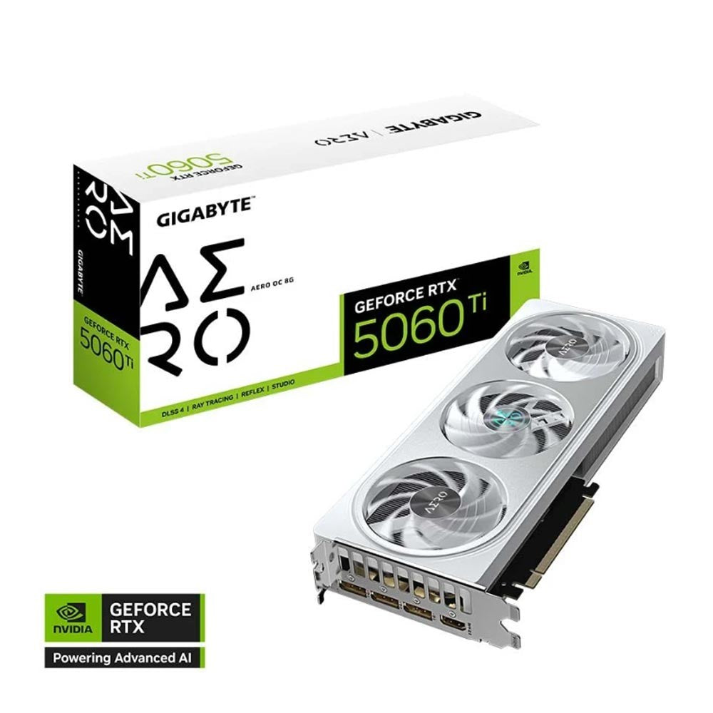 GIGABYTE Graphic Adapter GeForce RTX 5060 Ti 8GB GDDR7 AERO OC