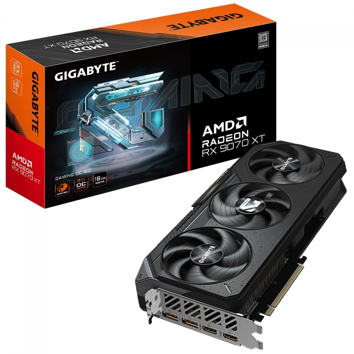 GIGABYTE Graphic Adapter Radeon RX 9070 XT 16GB GAMING OC