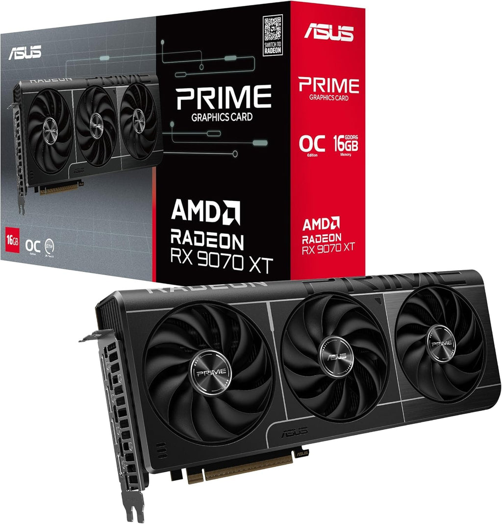 GIGABYTE Graphic Adapter Radeon RX 9070 XT 16GB GDDR6 GAMING OC ICE white