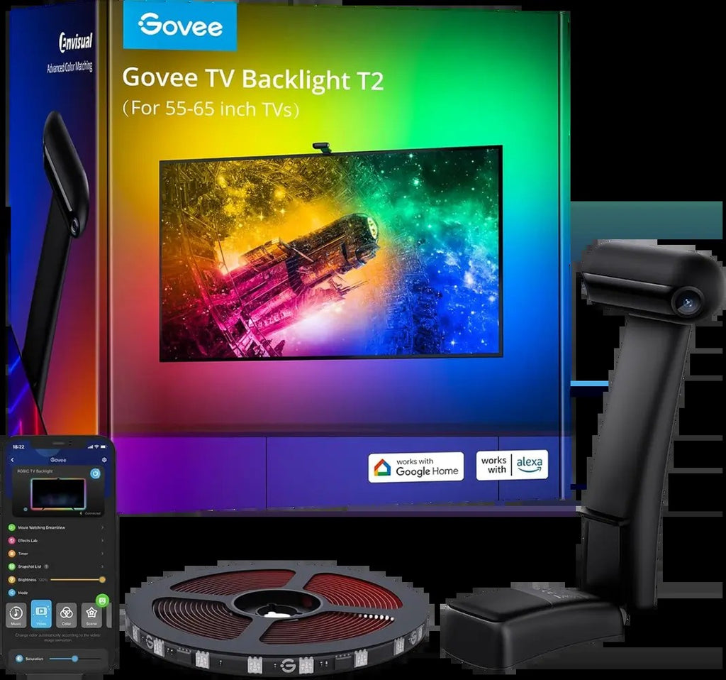 Govee Envisual TV Backlight T2 with Dual Cameras (55~65 inch)