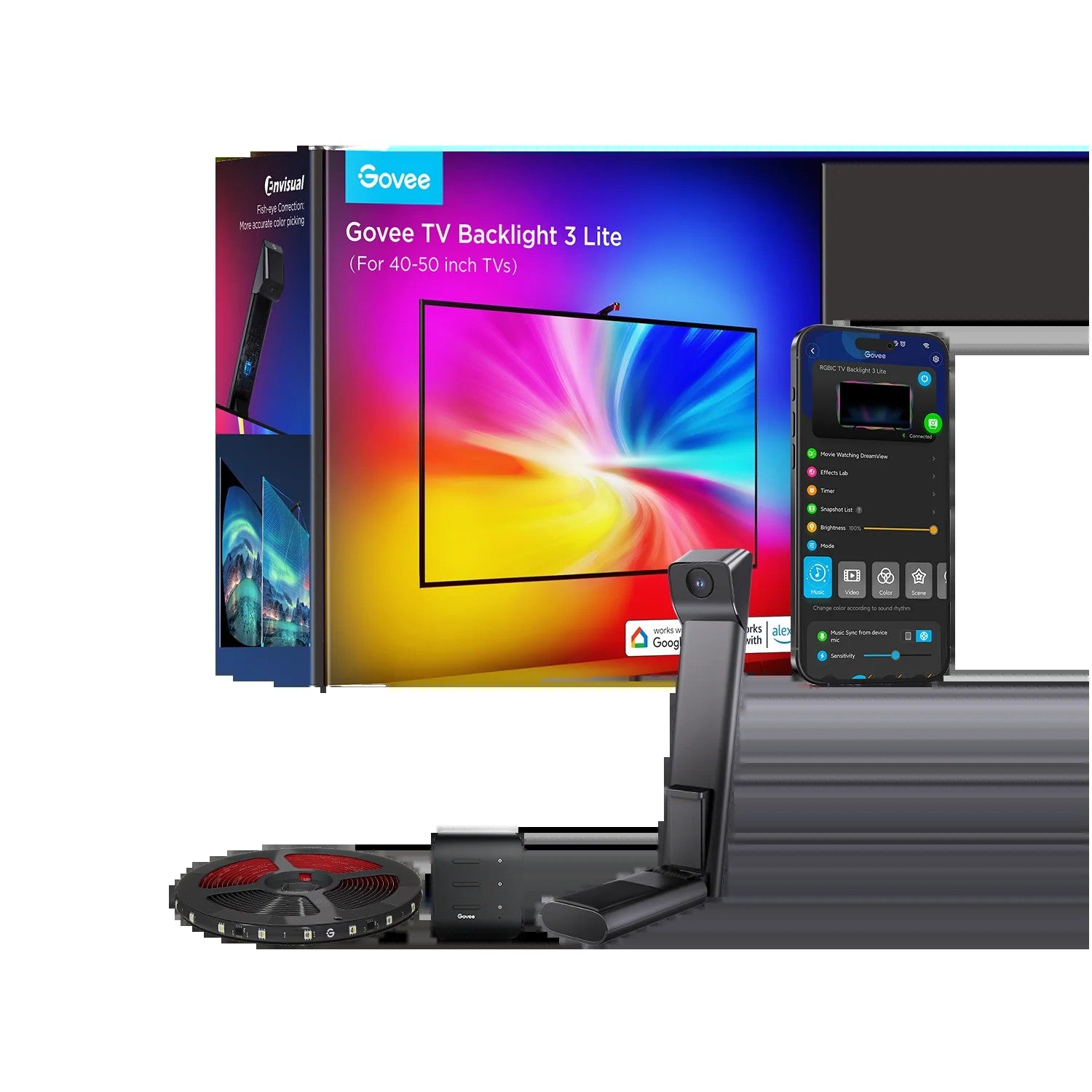 Govee TV Backlight 3 Lite (55~65 inch) Support Matter from 2024 Q1