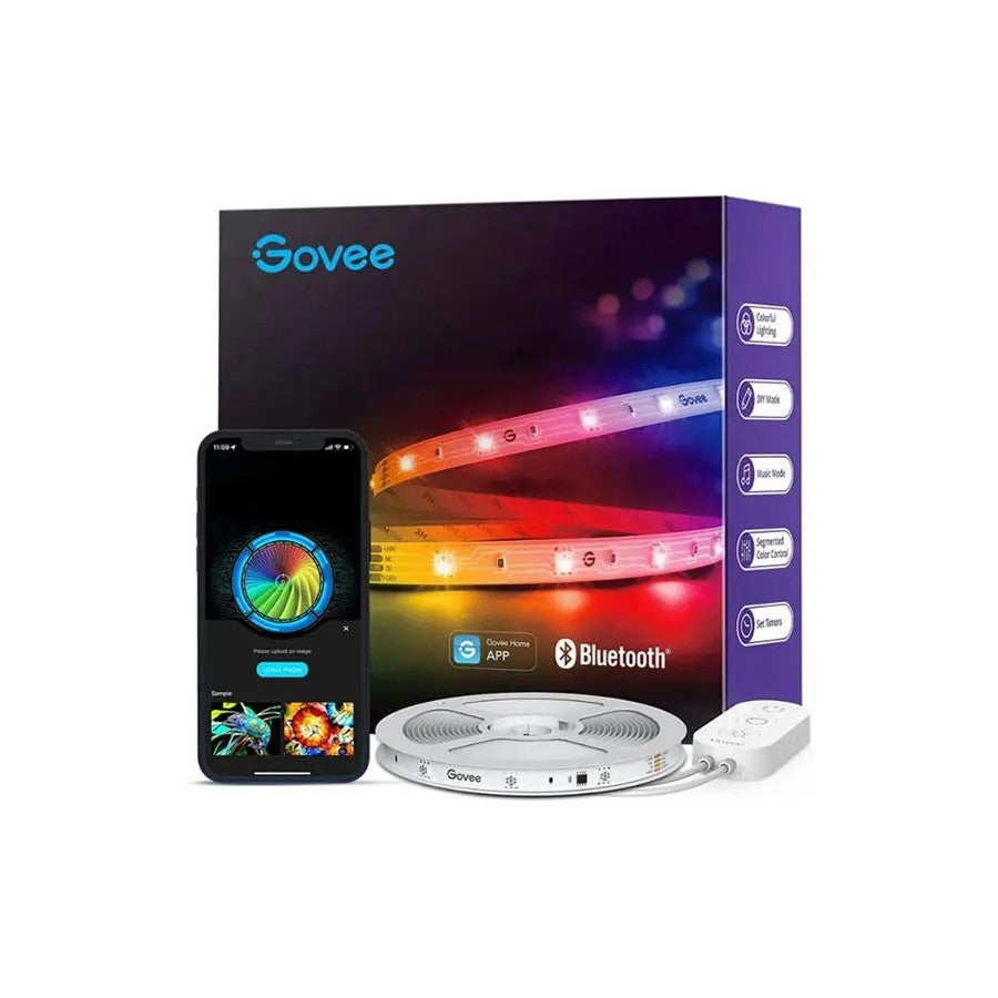Govee RGBIC Wi-Fi + Bluetooth LED Strip Lights With Protective Coating (10M)