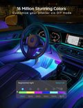 Govee RGBIC Interior Car Lights (30 Scene Mode + 4 Music Mode)--Without Remote Control