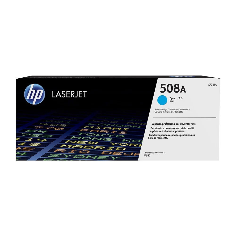 HP 508A Cyan Original LaserJet Toner Cartridge