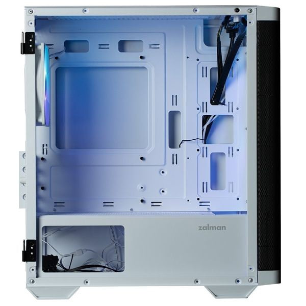 Zalman PC case I6 without PSU, 1xUSB3.0, 1xUSB2.0, 1xUSB Type-C, 4x140mm RGB, VGA 355mm, LCS ready, TG Side Panel, ATX, white