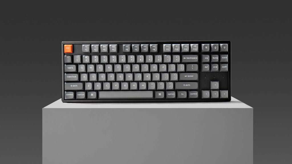 Mechanical keyboard Keychron K1 Max 84 keys, Gateron Red, WL/BT/USB-A, RGB, black