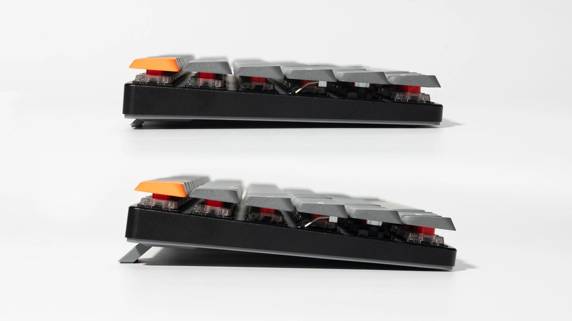 Mechanical keyboard Keychron K1 Max 84 keys, Gateron Red, WL/BT/USB-A, RGB, black