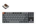 Mechanical keyboard Keychron K1 Max 84 keys, Gateron Brown, WL/BT/USB-A, RGB, black