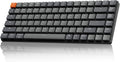 Mechanical keyboard Keychron K3 V3 84 keys, K Red, BT/USB-A, RGB, black