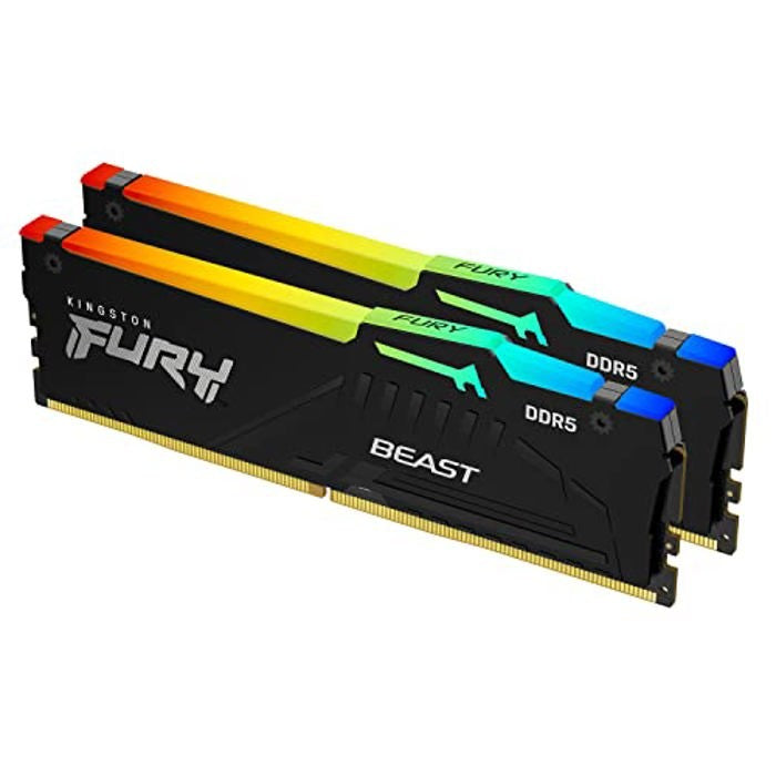 Kingston FURY (RGB) White 32GB 6000MHz DDR5 DIMM CL36 2Rx8 4G x 64-Bit