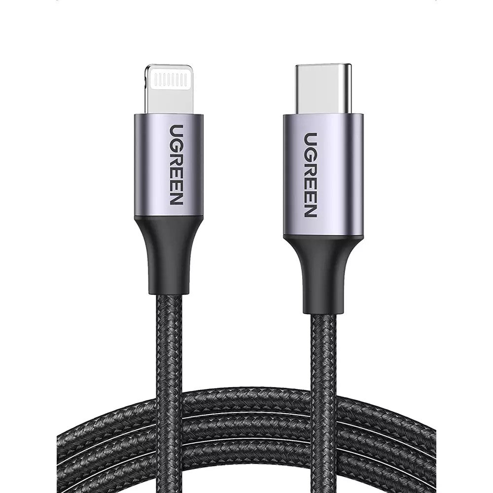 KITs USB 2.0 to Lightning cable, 2A, black, 1m