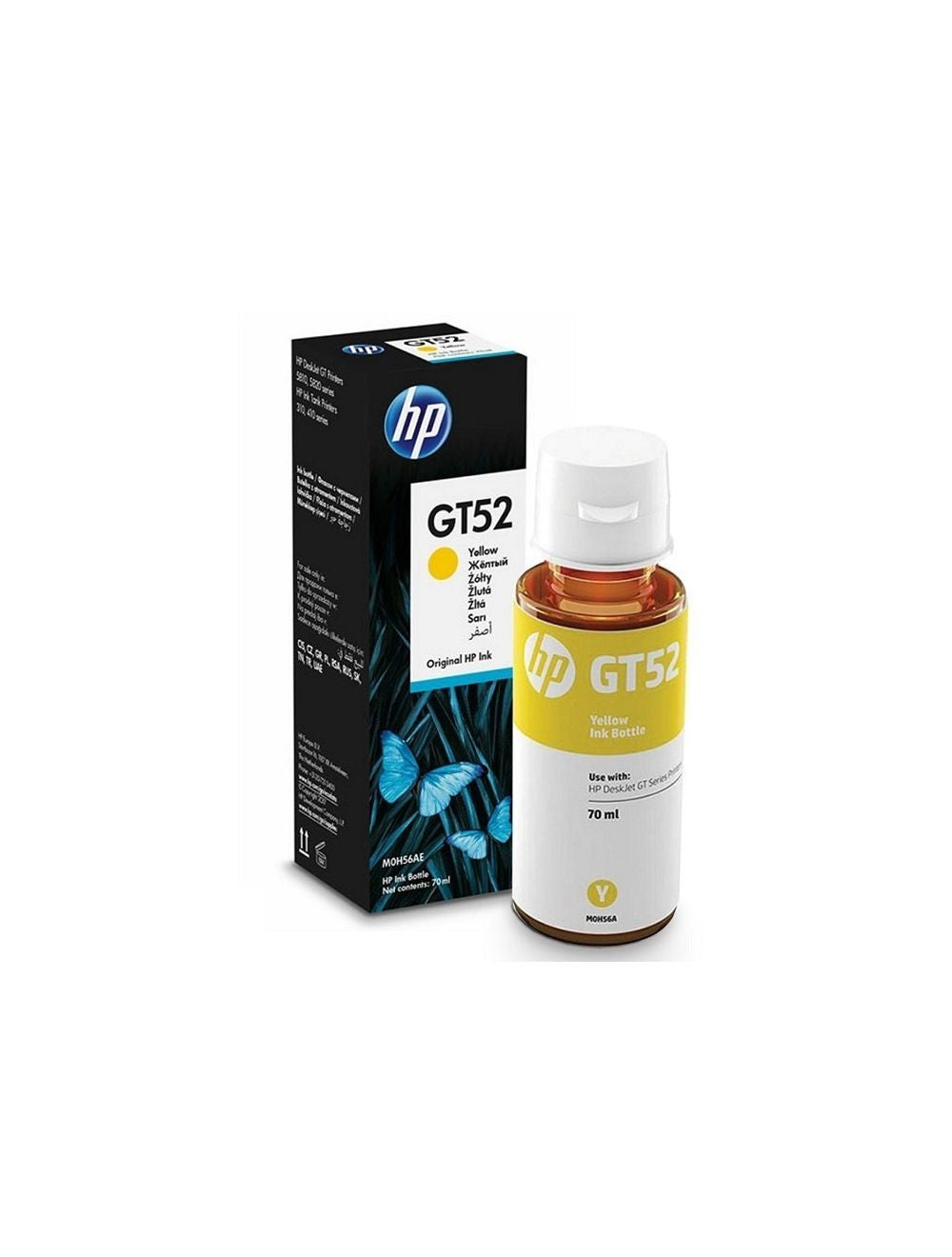 HP GT52 Yellow Original Ink Bottle
