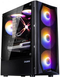 Zalman PC case N4 Rev.1 without PSU, 1xUSB3.0, 2xUSB2.0, 3x140mm, RGB, 3x120mm RGB, VGA 315mm, LCS ready, TG Side Window, ATX, black