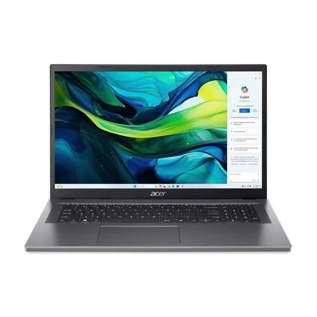 Acer Aspire Go 17 / AG17-31P / 17.3" FHD IPS slim bezel /Intel® Core™ 3 N355 Octa-core (8 Core) / 16 GB LPDDR5 / 512GB PCIe NVMe SSD/ 53 Wh Lithium /