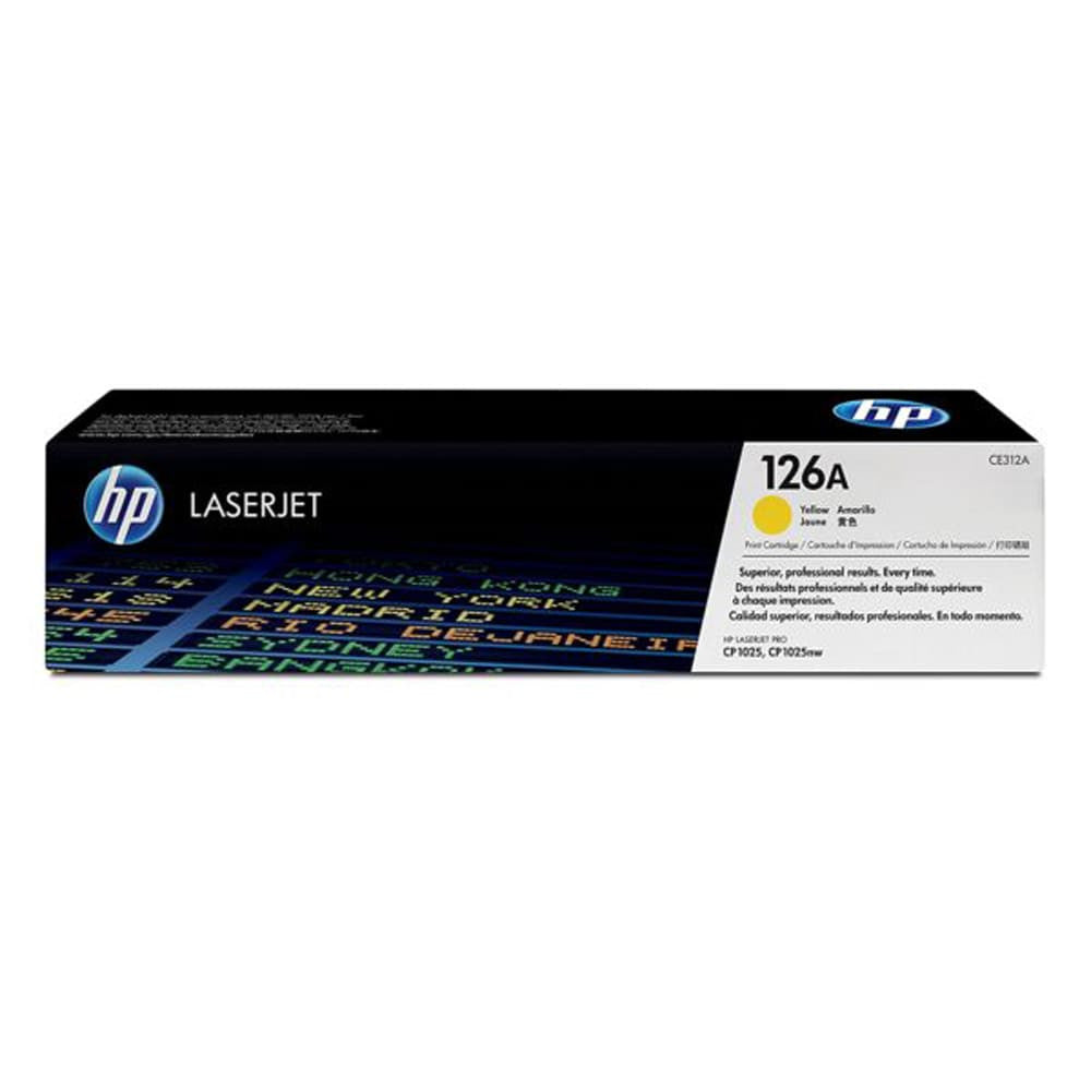 Color toner cartridge CE312A/CF352A 126A Y/130A Y (1000 p)