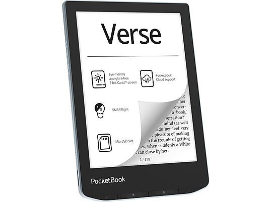 PocketBook e-book 629 Verse, Bright Blue