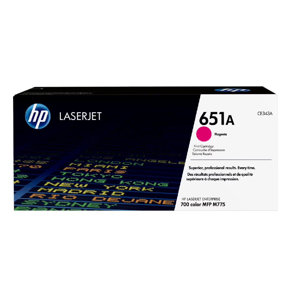 Color toner cartridge CE343A / 651A M (16000 p)