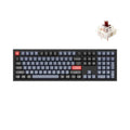 Keyboard mechanical Keychron Q6 104Key, Gateron G PRO Brown, Hot-Swap, QMK, Knob, USB-A, EN, RGB, Чорний