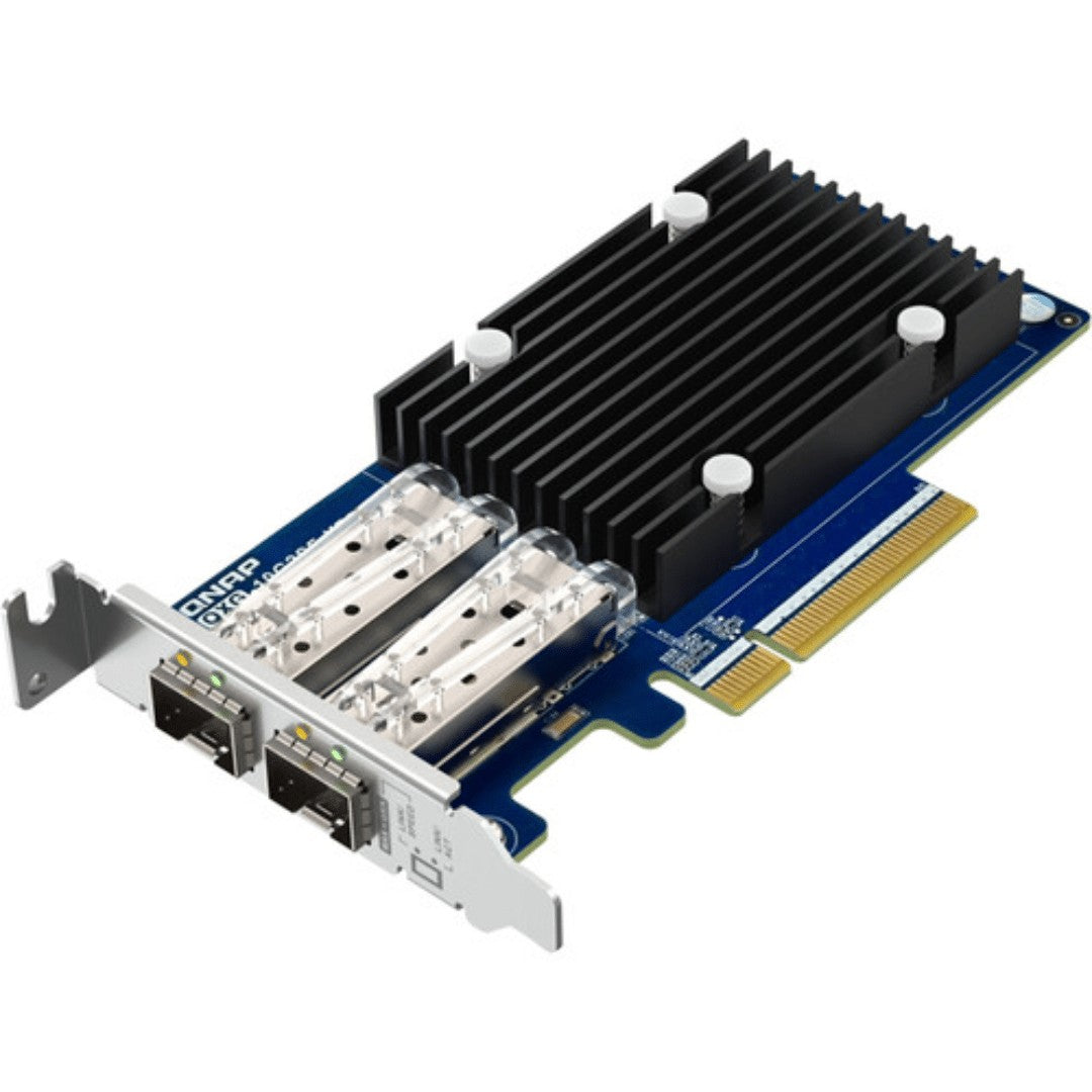 QNAP Dual-port BASET 10GbE network expansion card PCIe Gen2 x4