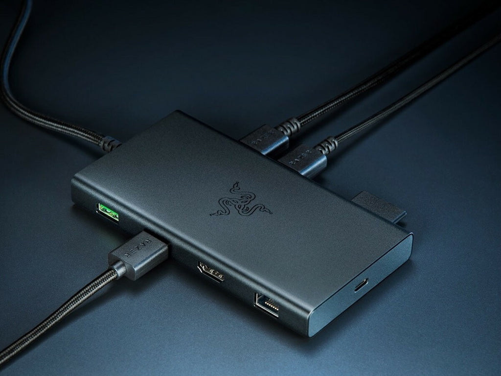 Razer Docking Station USB-C Dock, 11 Port, 7.1, mercury Edition